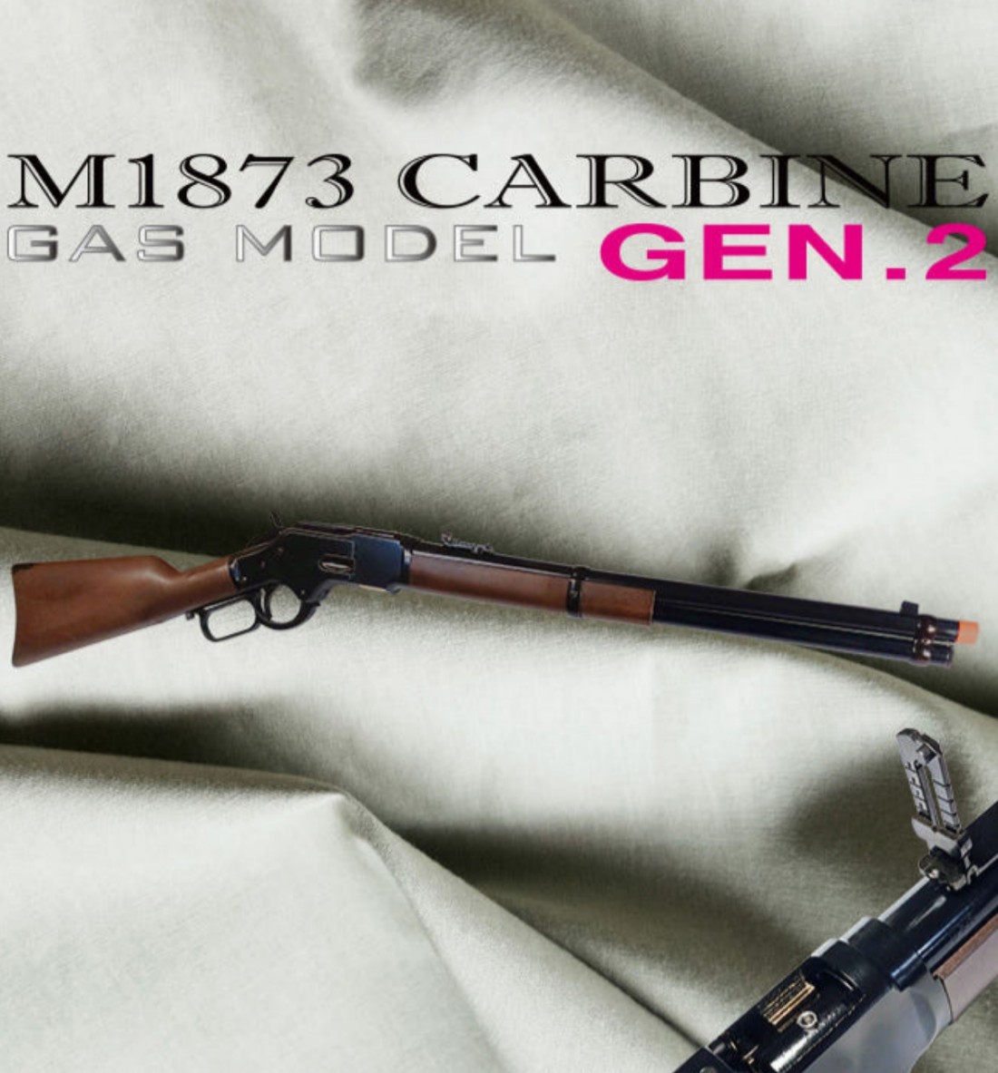 하비동산 윈체스터 M1873 카빈 가스모델 GEN.2 – 가스식 레버액션 에어소프트건